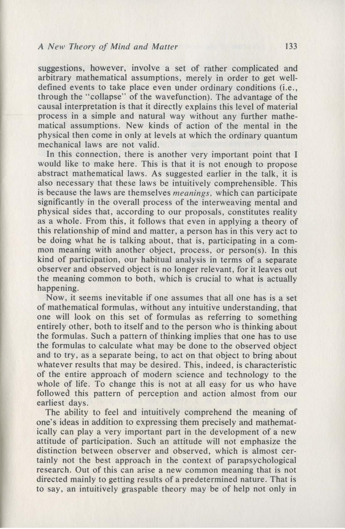 A New Theory of the Relationship of Mind and Matter, page 21 of 23