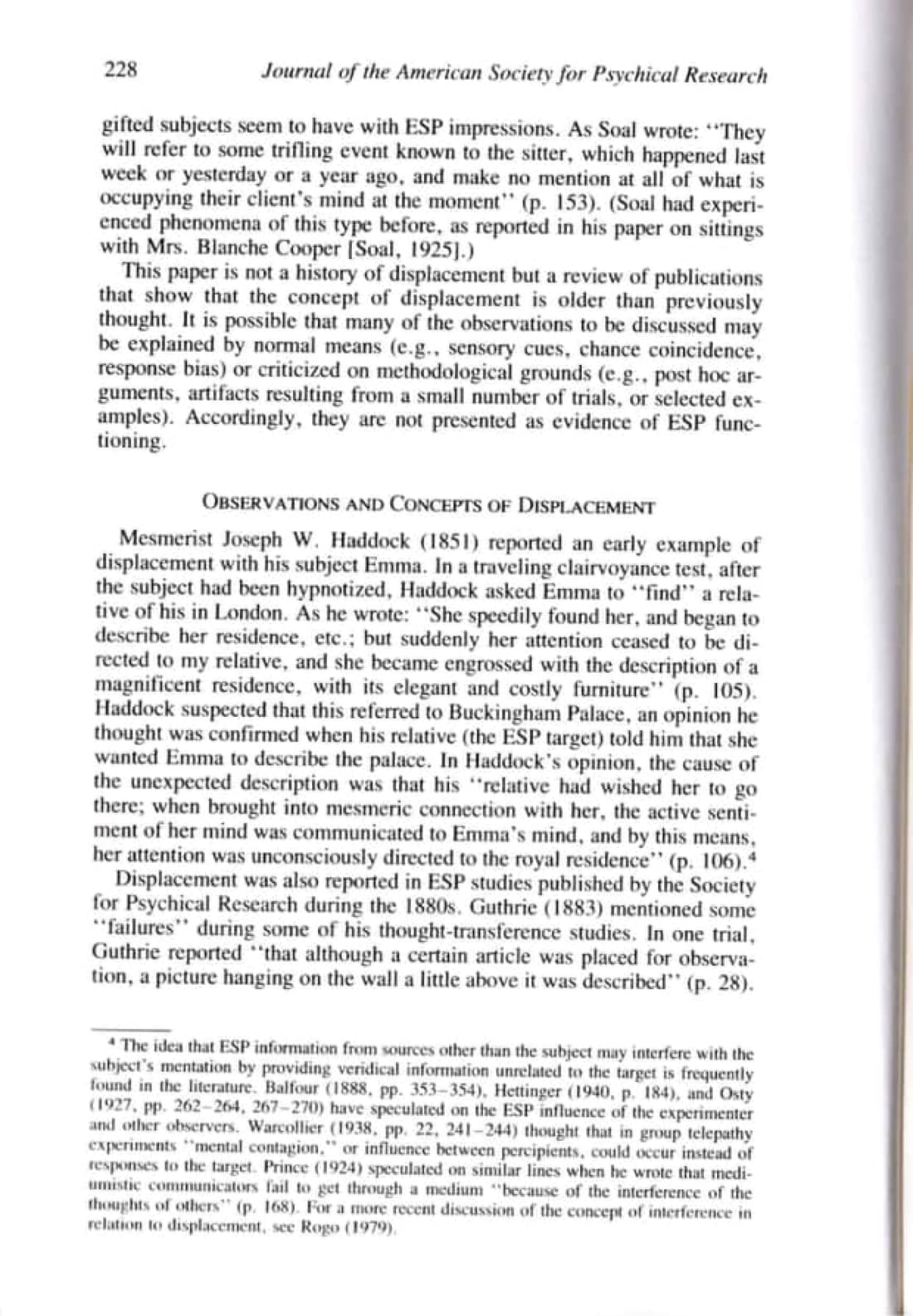 ESP Displacement Effects: A Review of Pre-1940 Concepts and Qualitative Observations, page 2 of 15