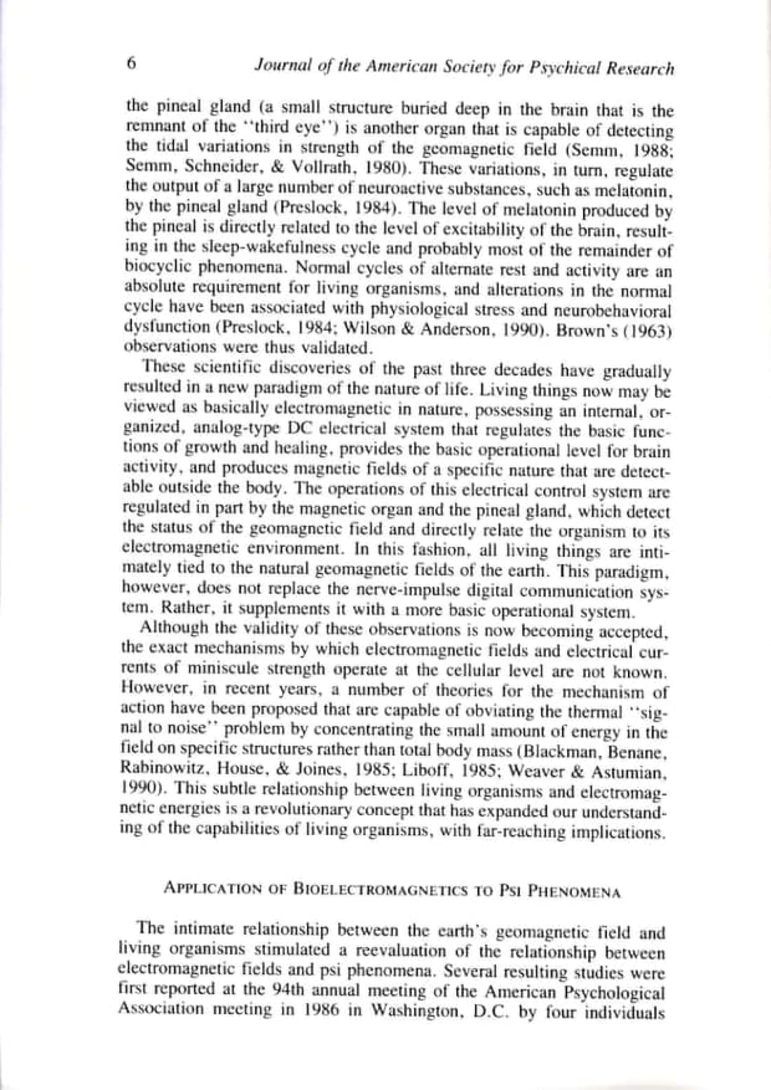 Electromagnetism and Psi Phenomena, page 6 of 17