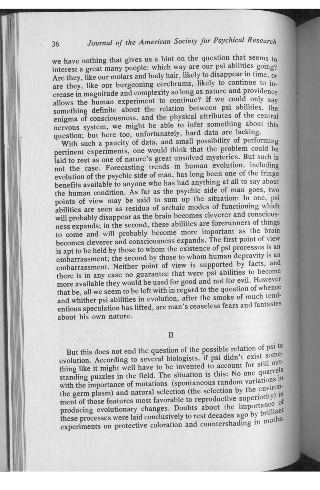 Evolution and Psi, page 2 of 19