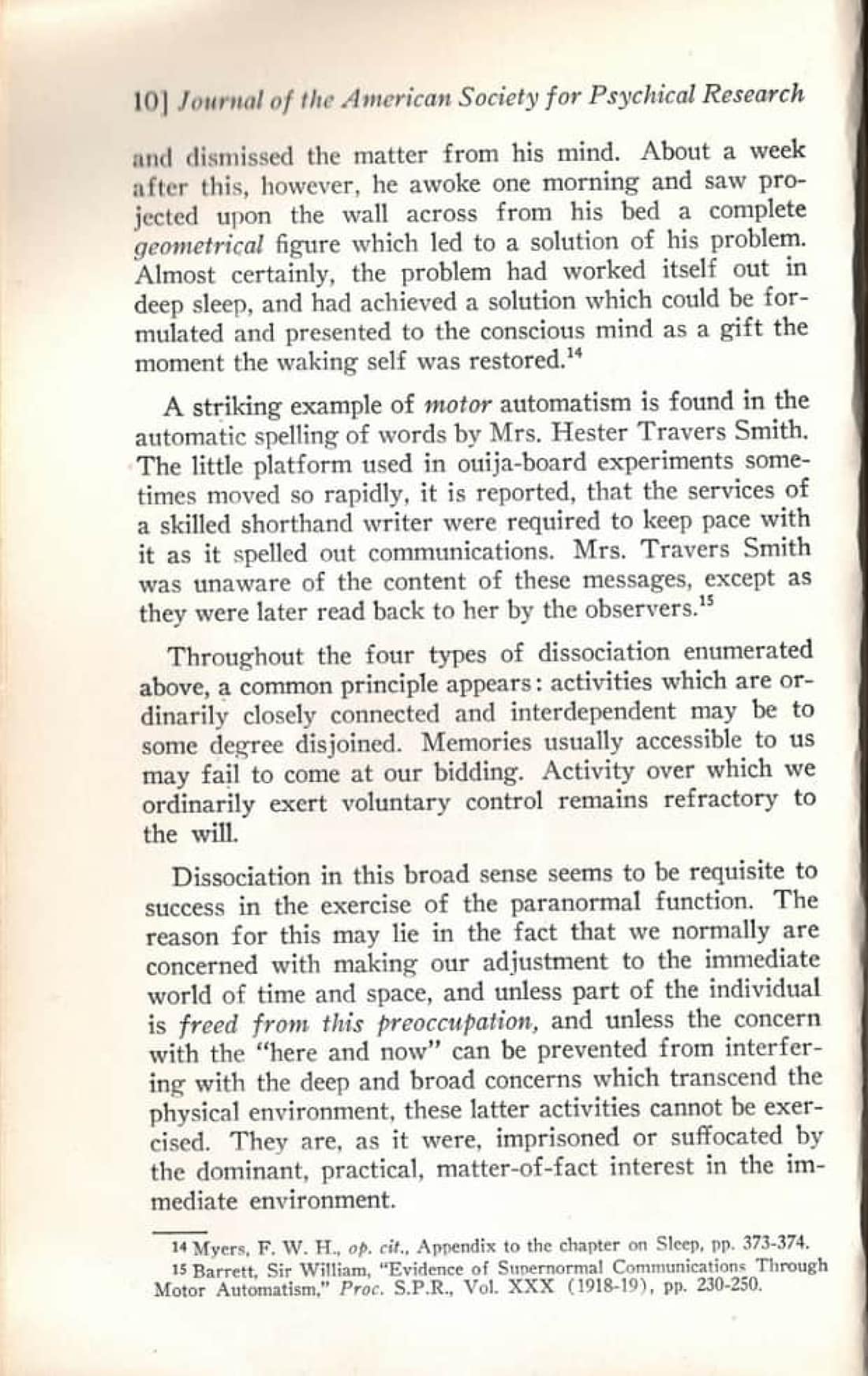 Removal of Impediments to the Paranormal, page 9 of 22
