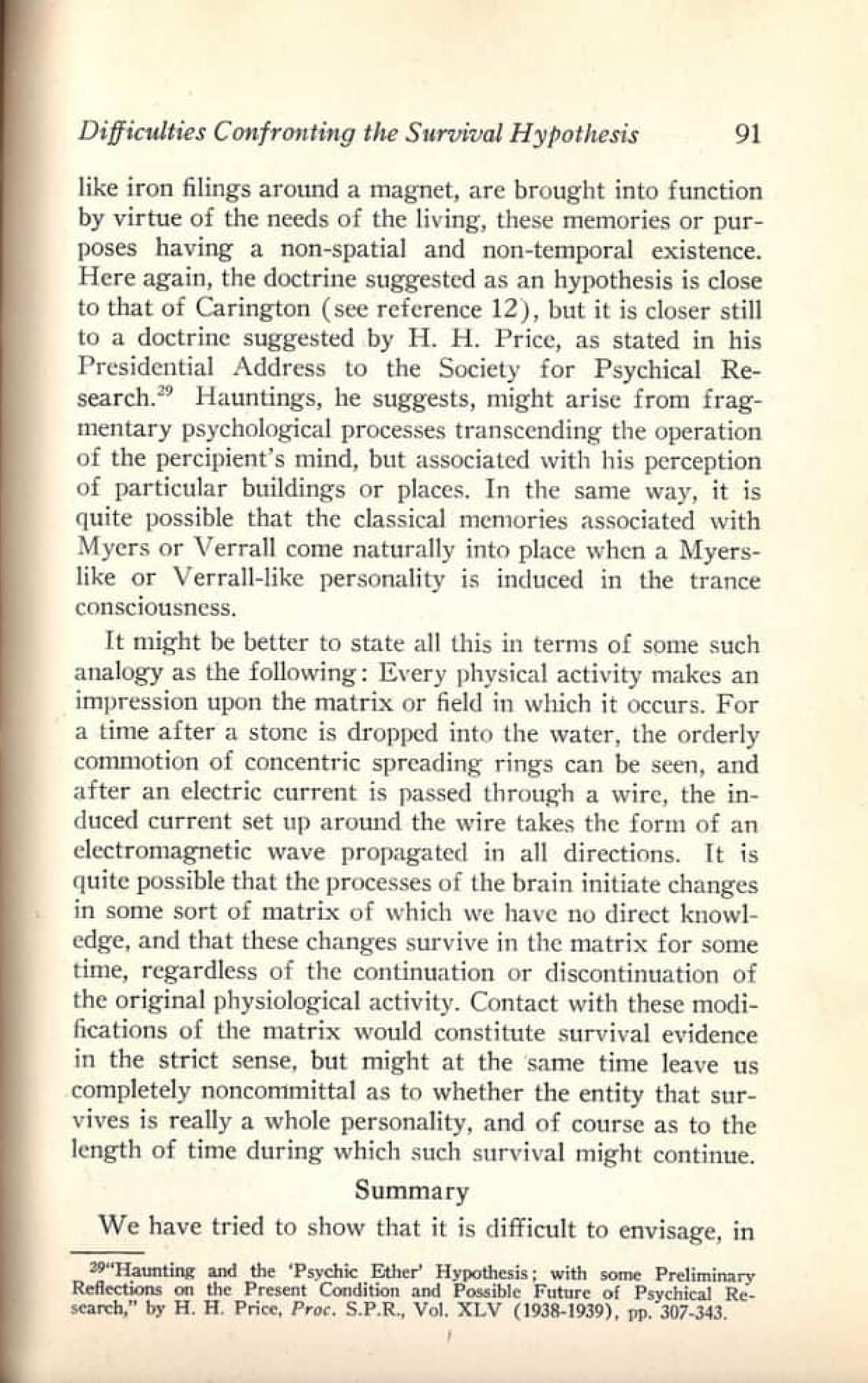 Difficulties Confronting the Survival Hypothesis, page 25 of 28