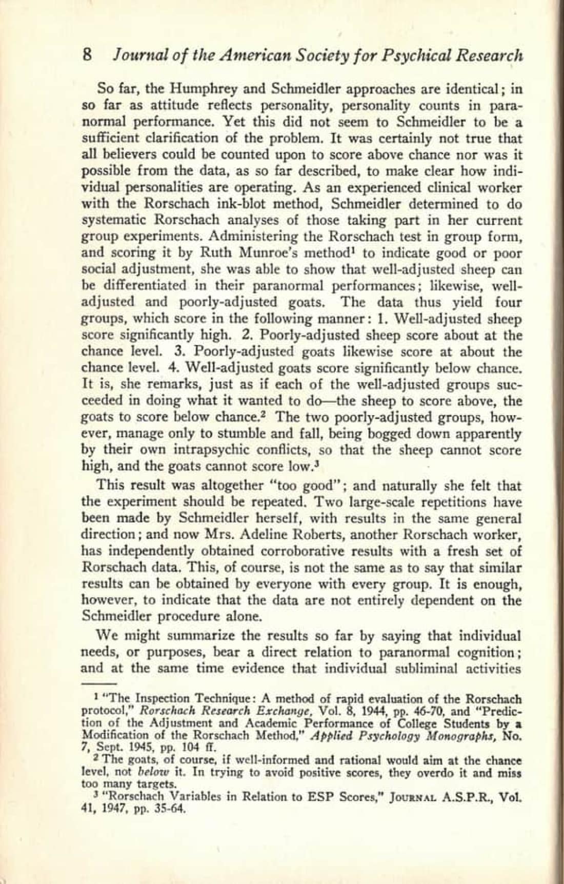 Psychical Research and Personality — Presidential Address, page 8 of 20