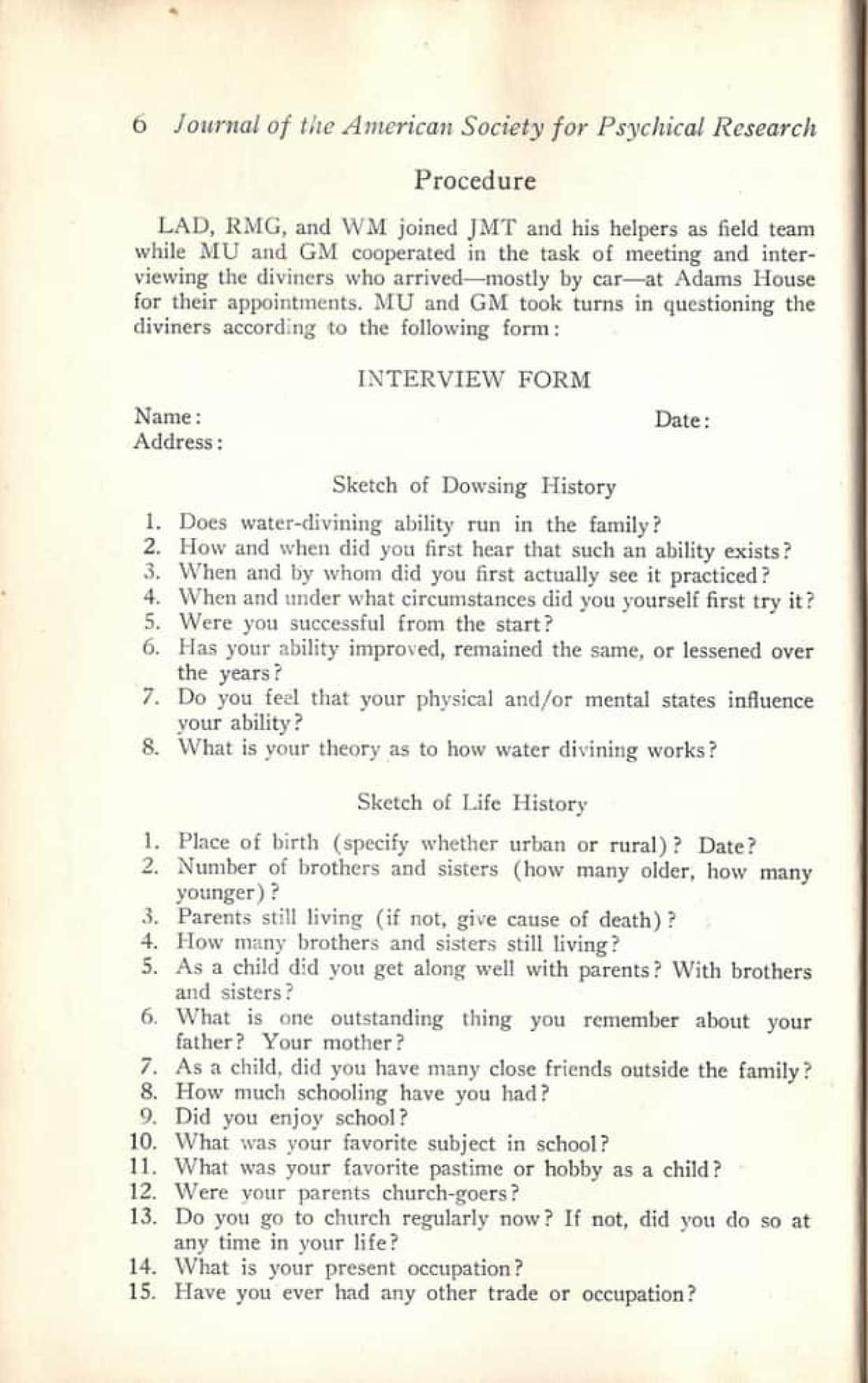 Dowsing: A Field Experiment in Water Divining, page 5 of 15