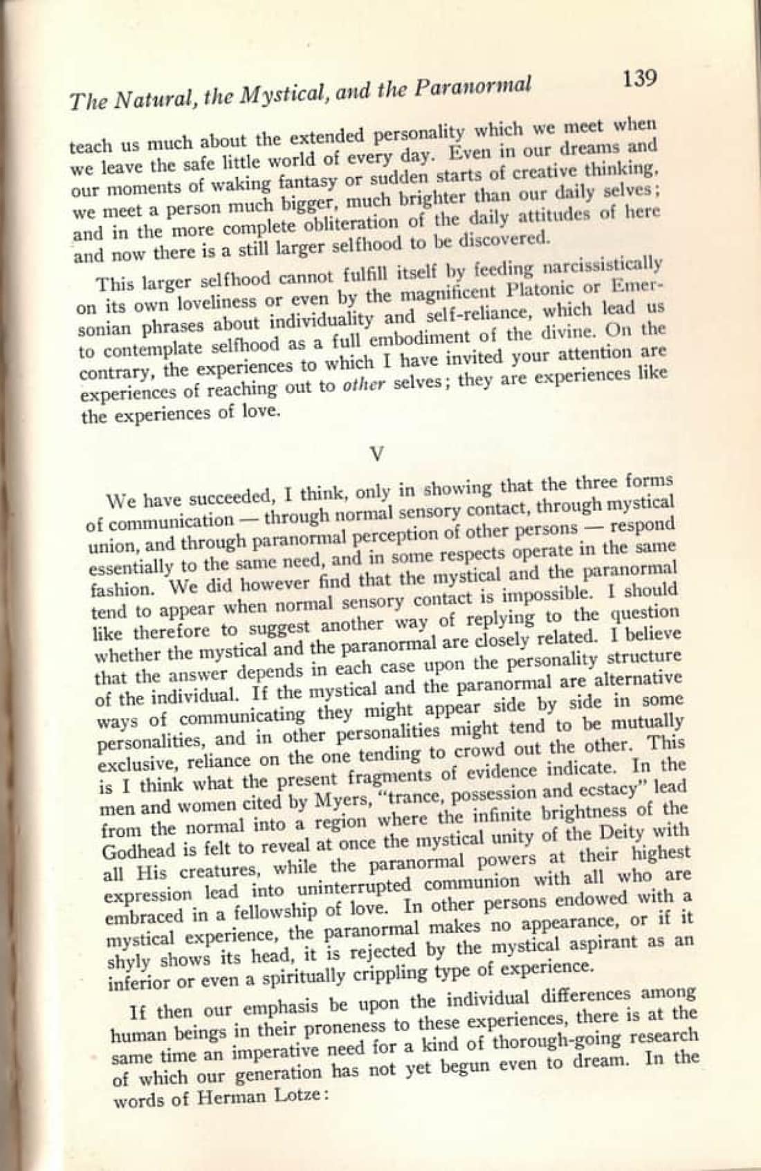 The Natural, the Mystical and the Paranormal — The Second John William Graham Lecture on Psychic Science, page 15 of 18