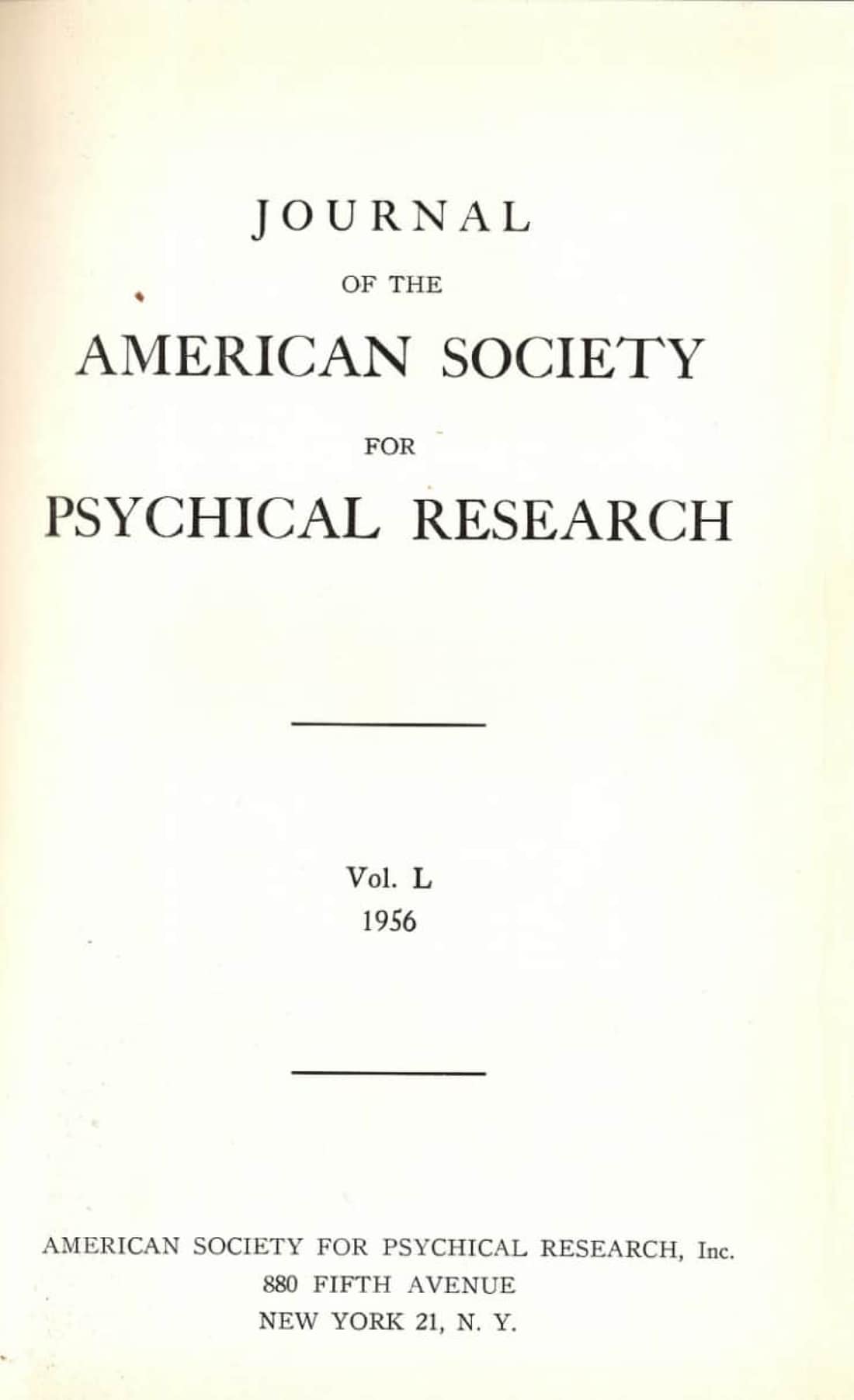 Psi and the Problem of the Disconnections in Science, page 1 of 25