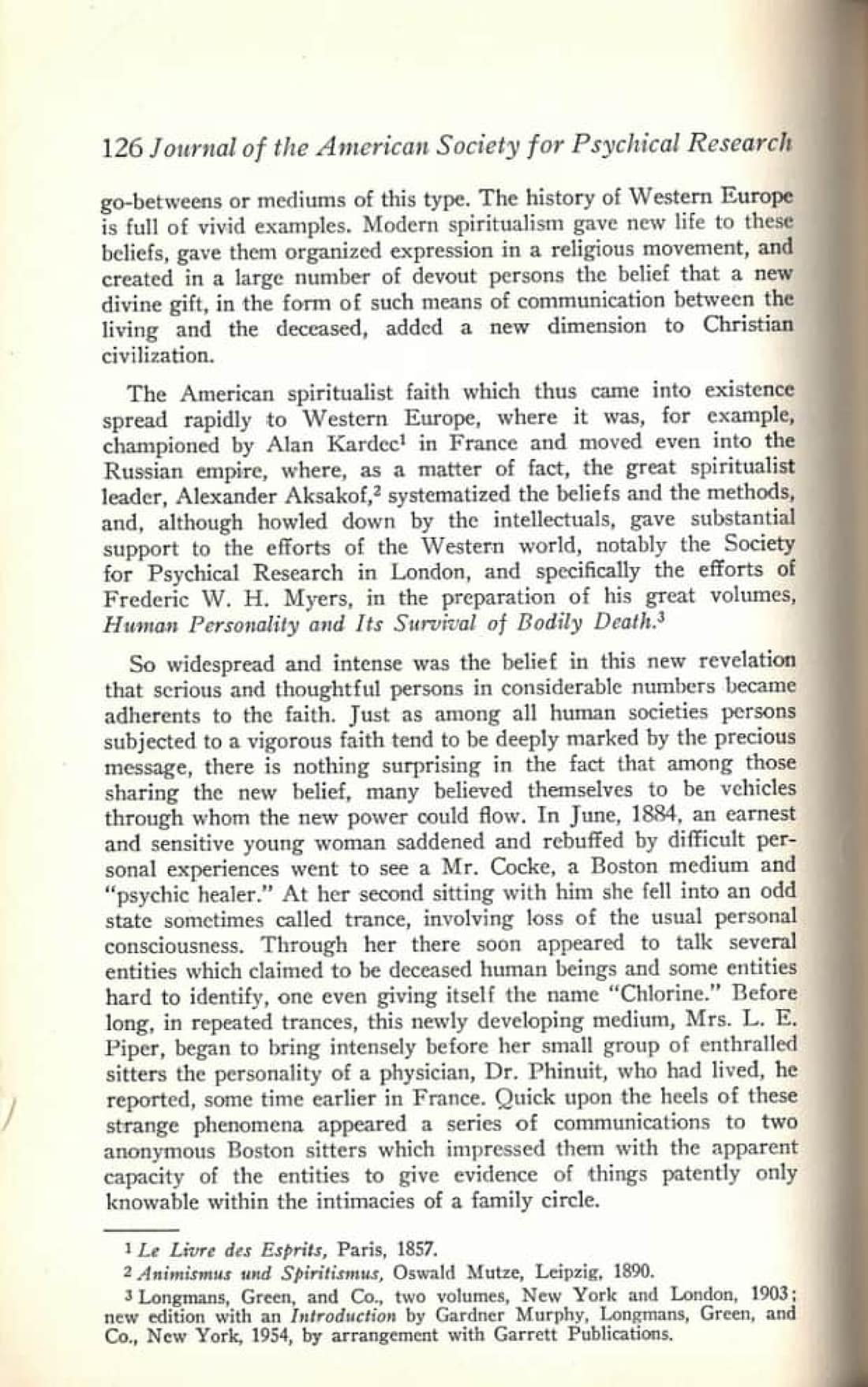 Triumphs and Defeats in the Study of Mediumship, page 2 of 11