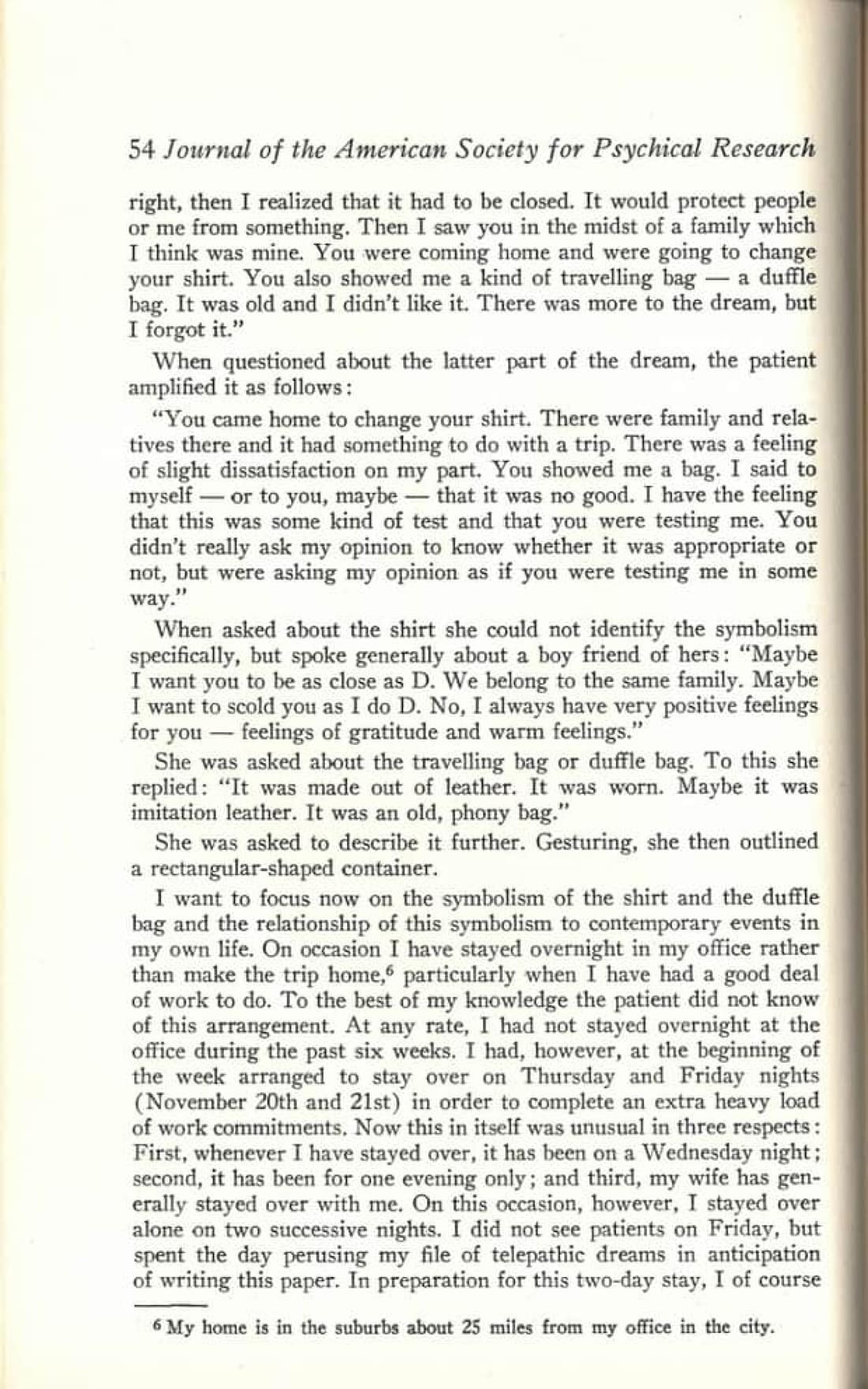 On the Occurrence of Telepathic Dreams, page 5 of 12