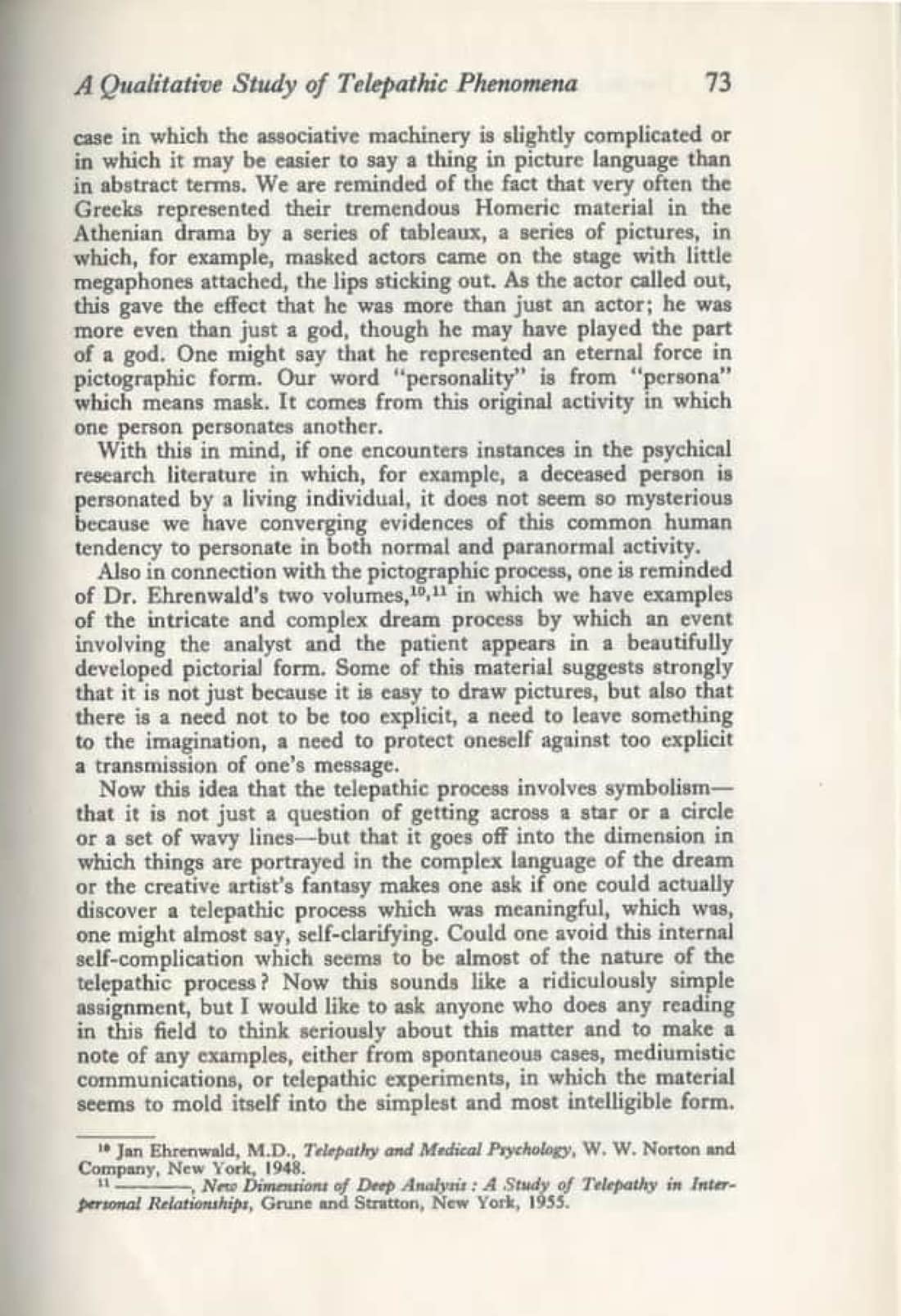 A Qualitative Study of Telepathic Phenomena, page 11 of 17