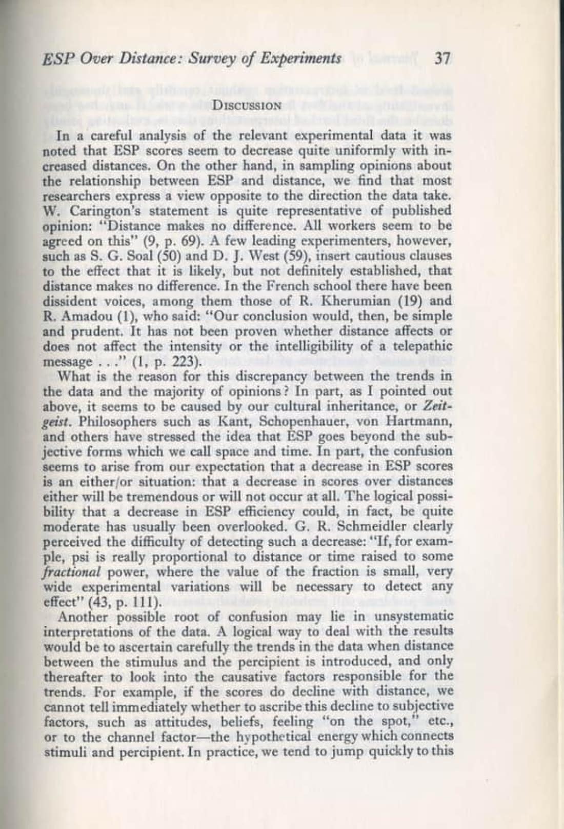ESP Over Distance: A Survey of Experiments Published in English, page 17 of 26