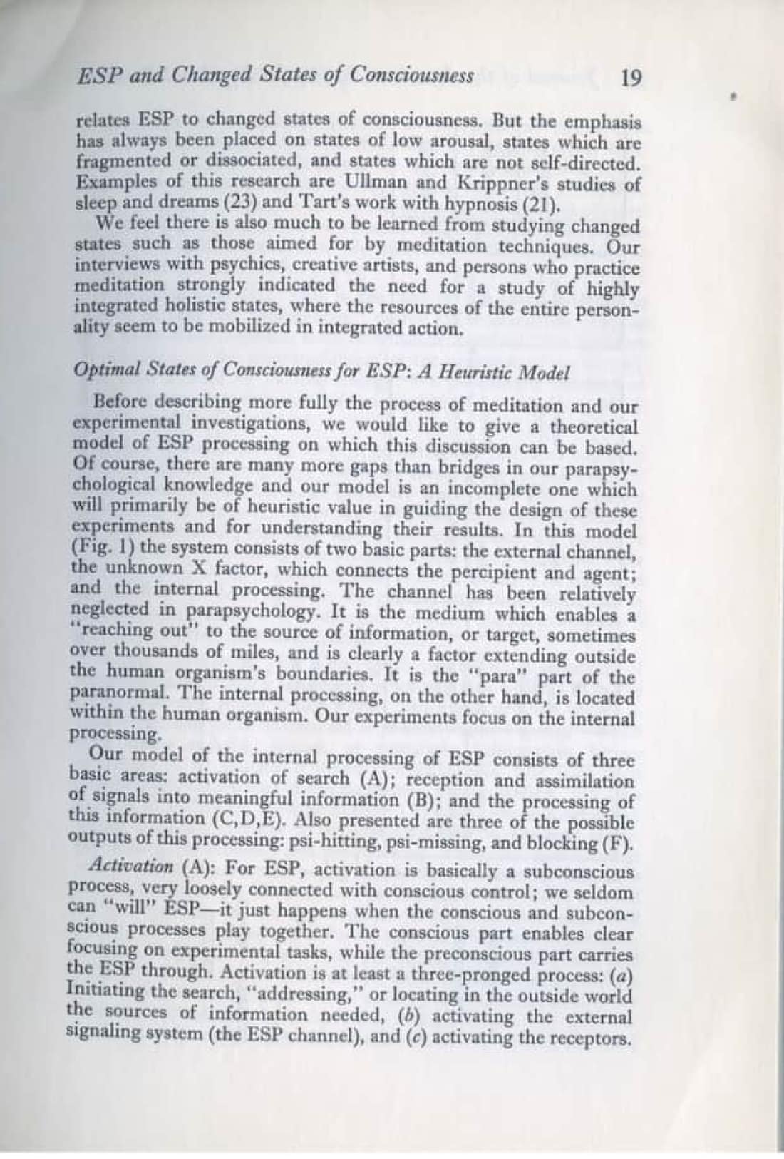 ESP and Changed States of Consciousness Induced by Meditation, page 3 of 49