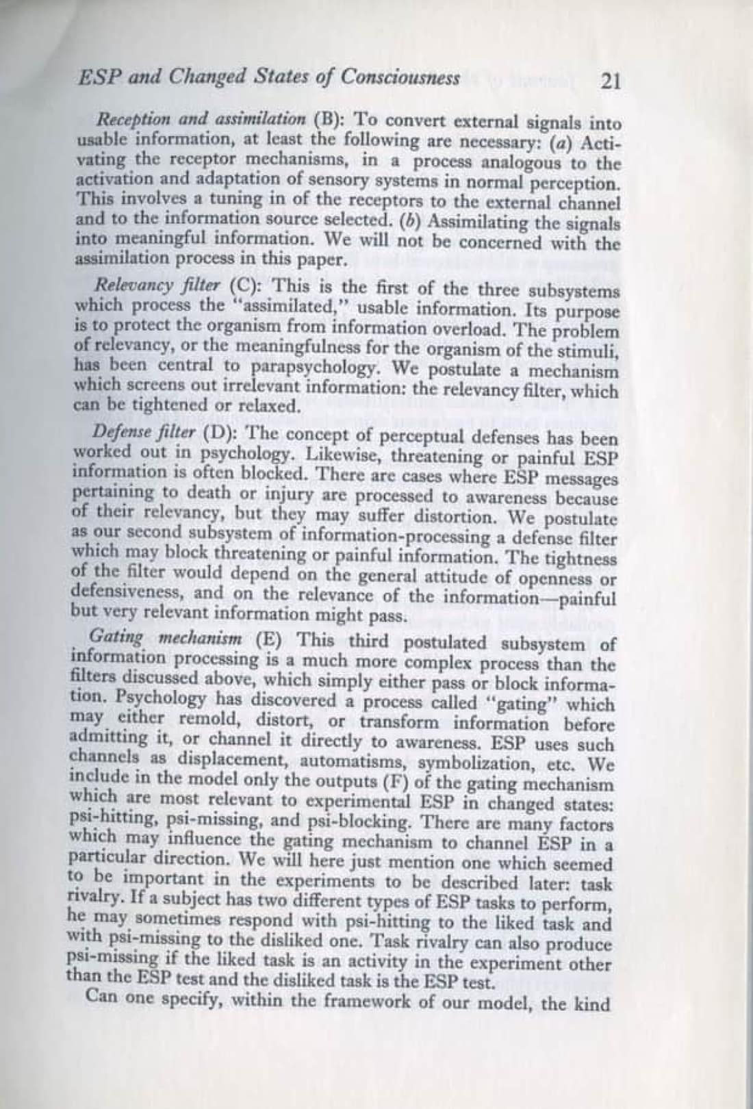 ESP and Changed States of Consciousness Induced by Meditation, page 5 of 49