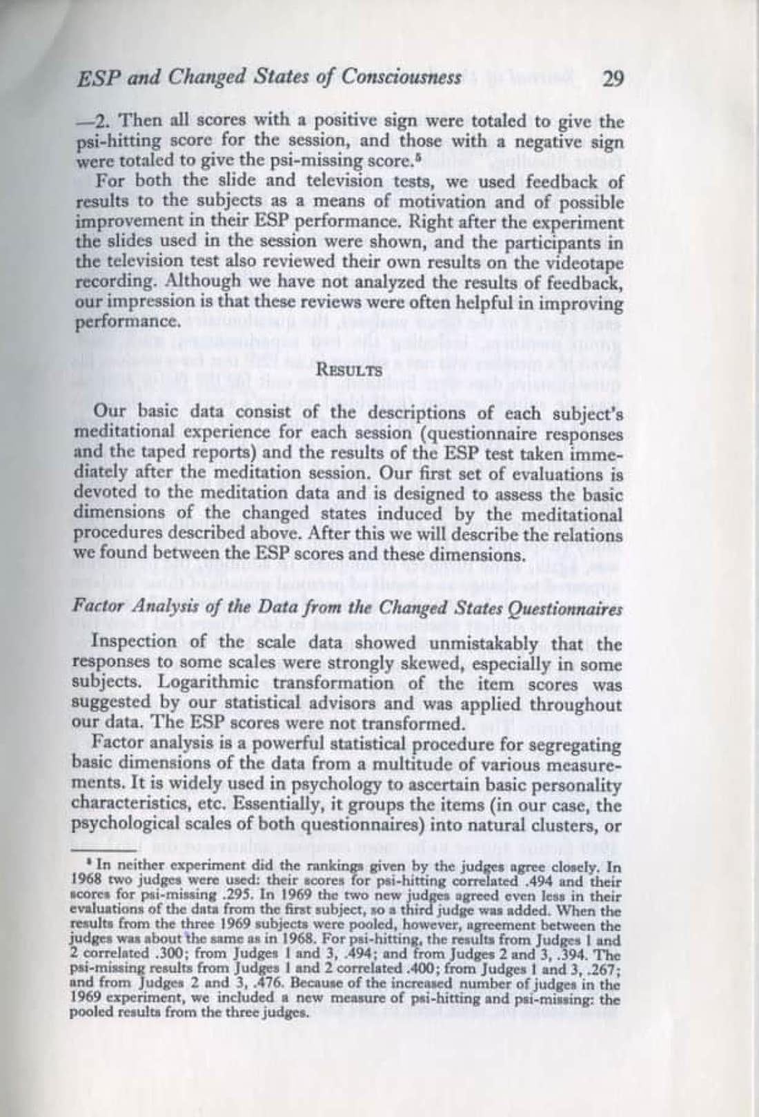 ESP and Changed States of Consciousness Induced by Meditation, page 13 of 49