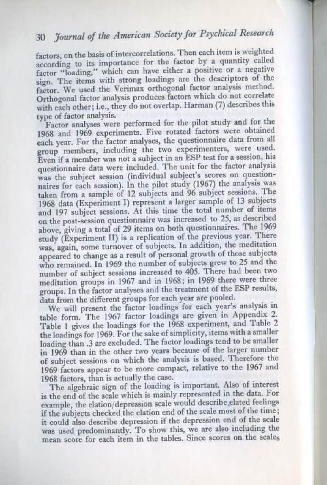 ESP and Changed States of Consciousness Induced by Meditation, page 14 of 49