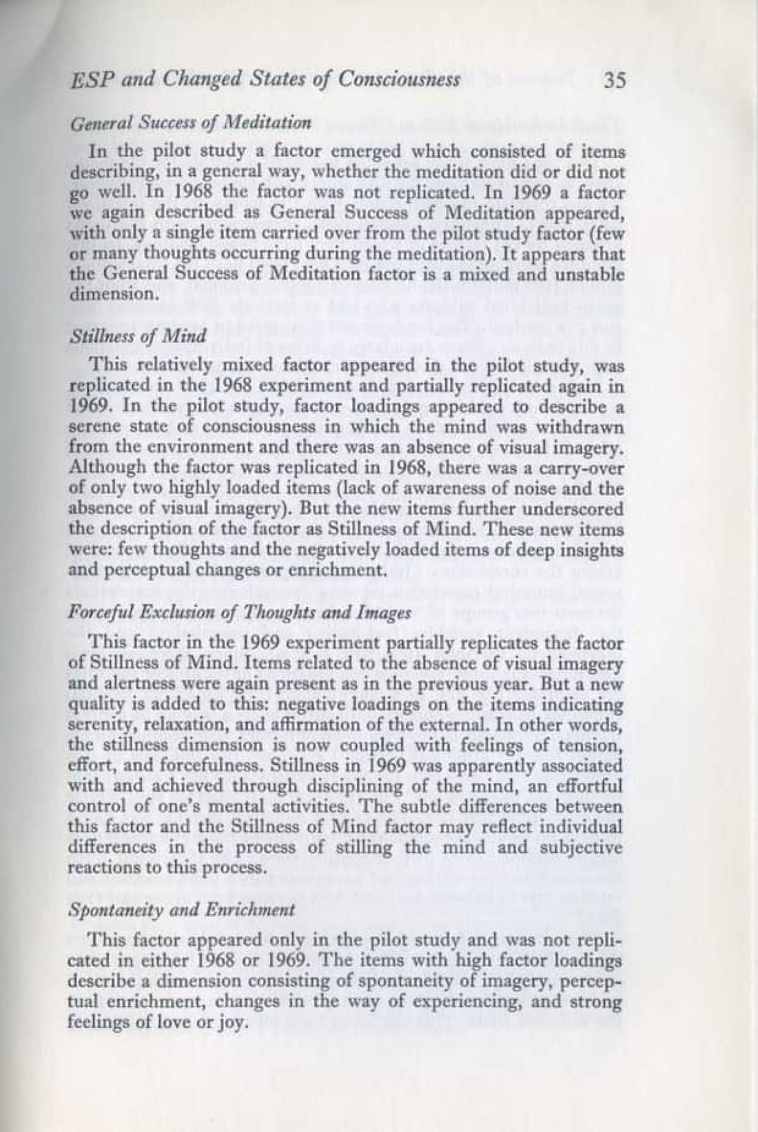ESP and Changed States of Consciousness Induced by Meditation, page 19 of 49