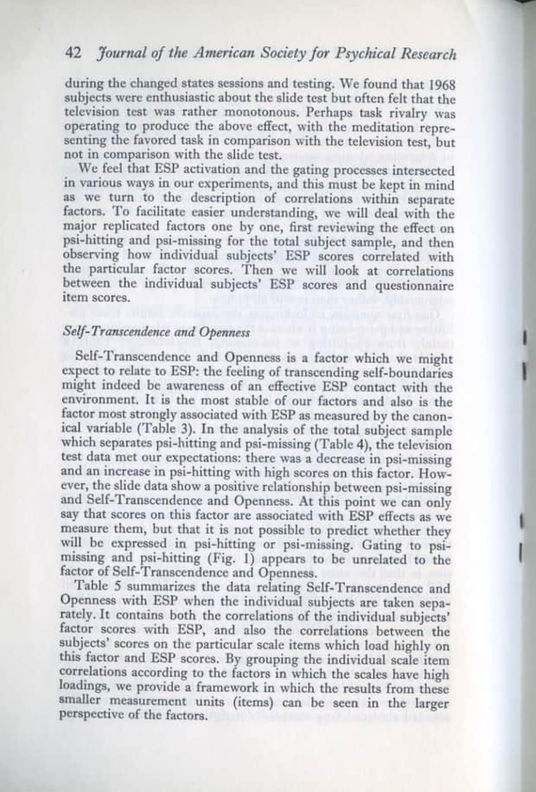 ESP and Changed States of Consciousness Induced by Meditation, page 26 of 49