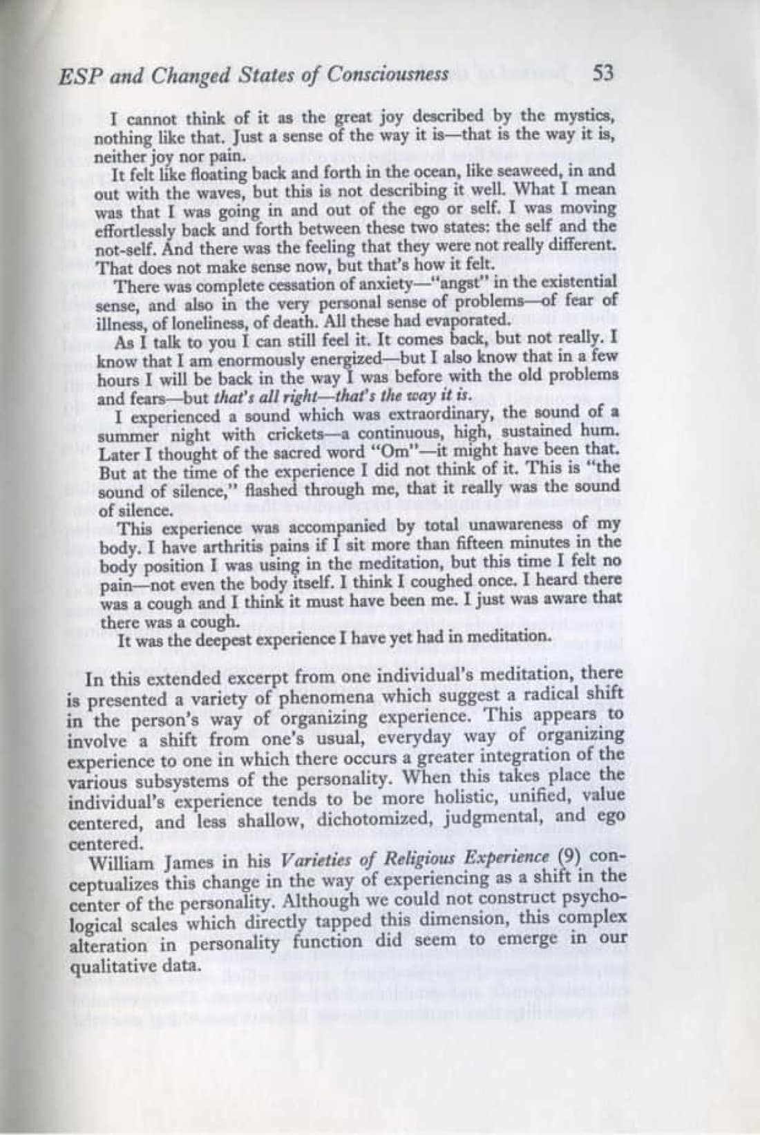 ESP and Changed States of Consciousness Induced by Meditation, page 37 of 49