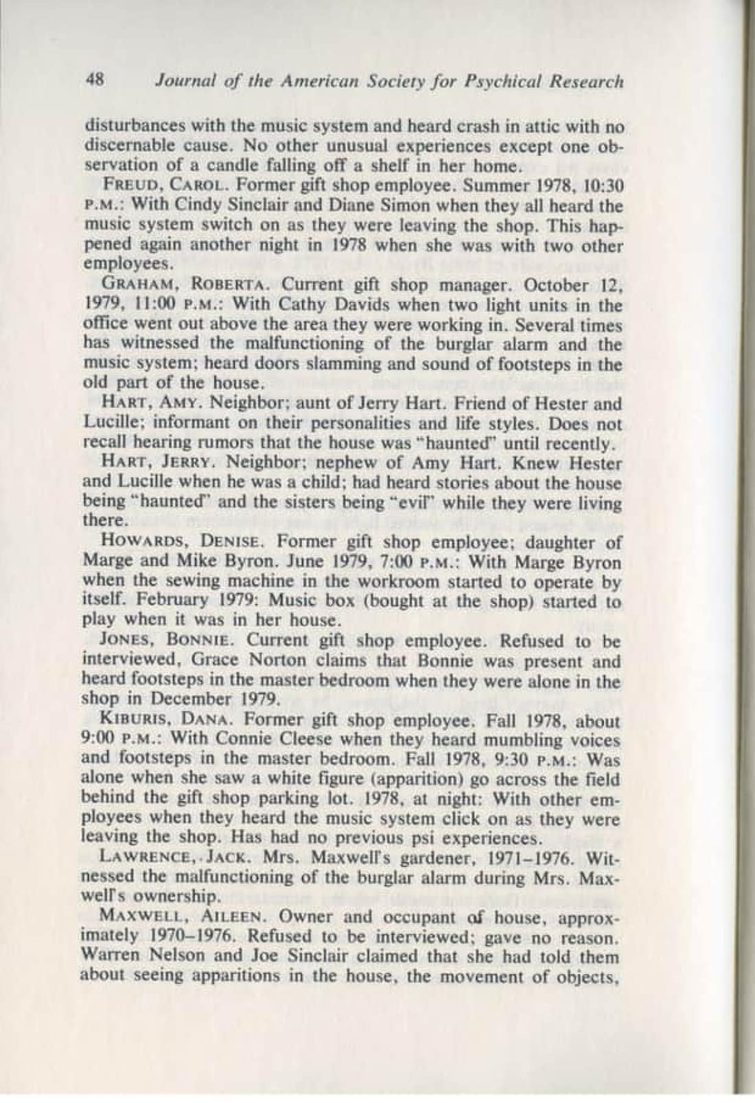 A Poltergeist Case Without an Identifiable Living Agent, page 26 of 29
