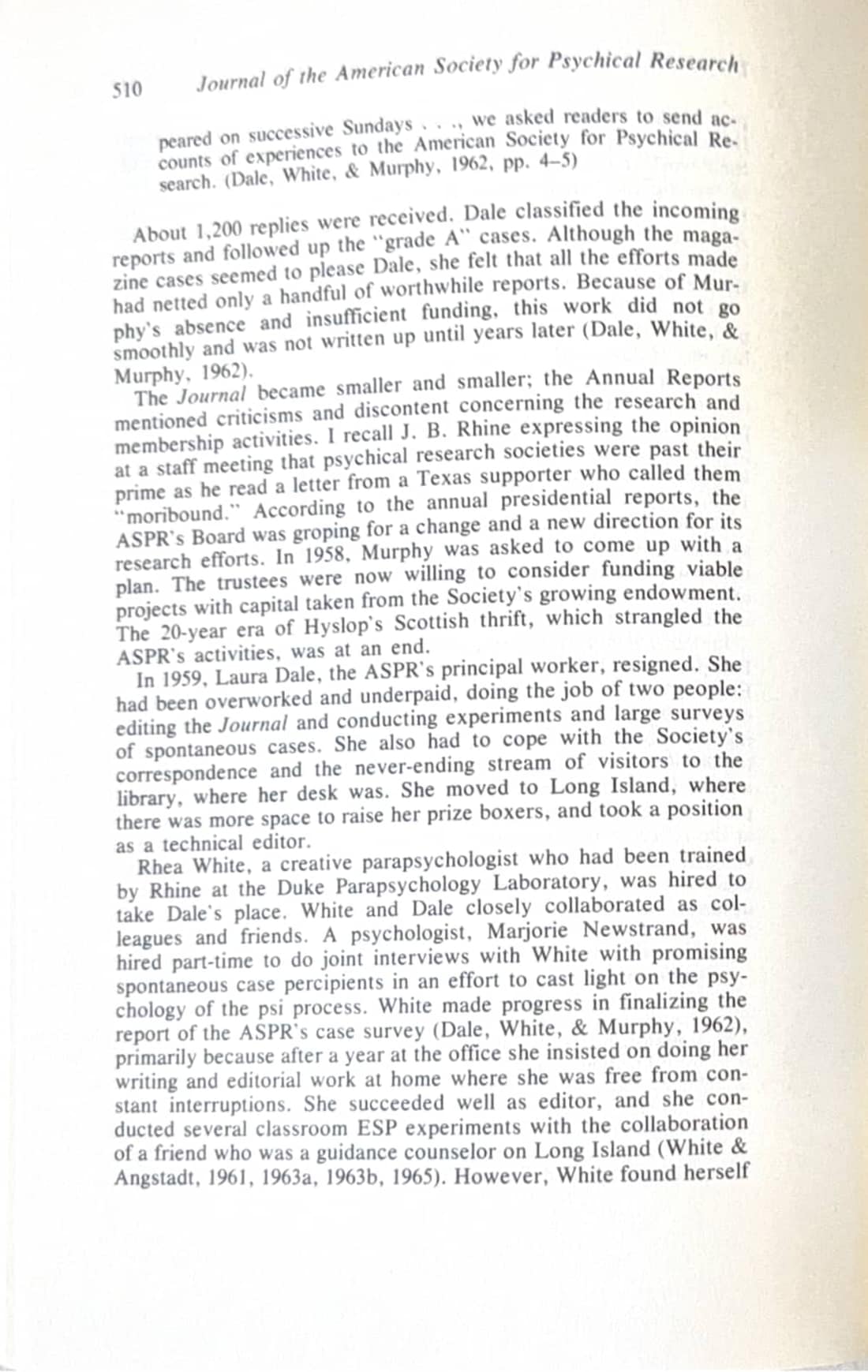 The American Society for Psychical Research 1941–1985: A Personal View, page 10 of 29