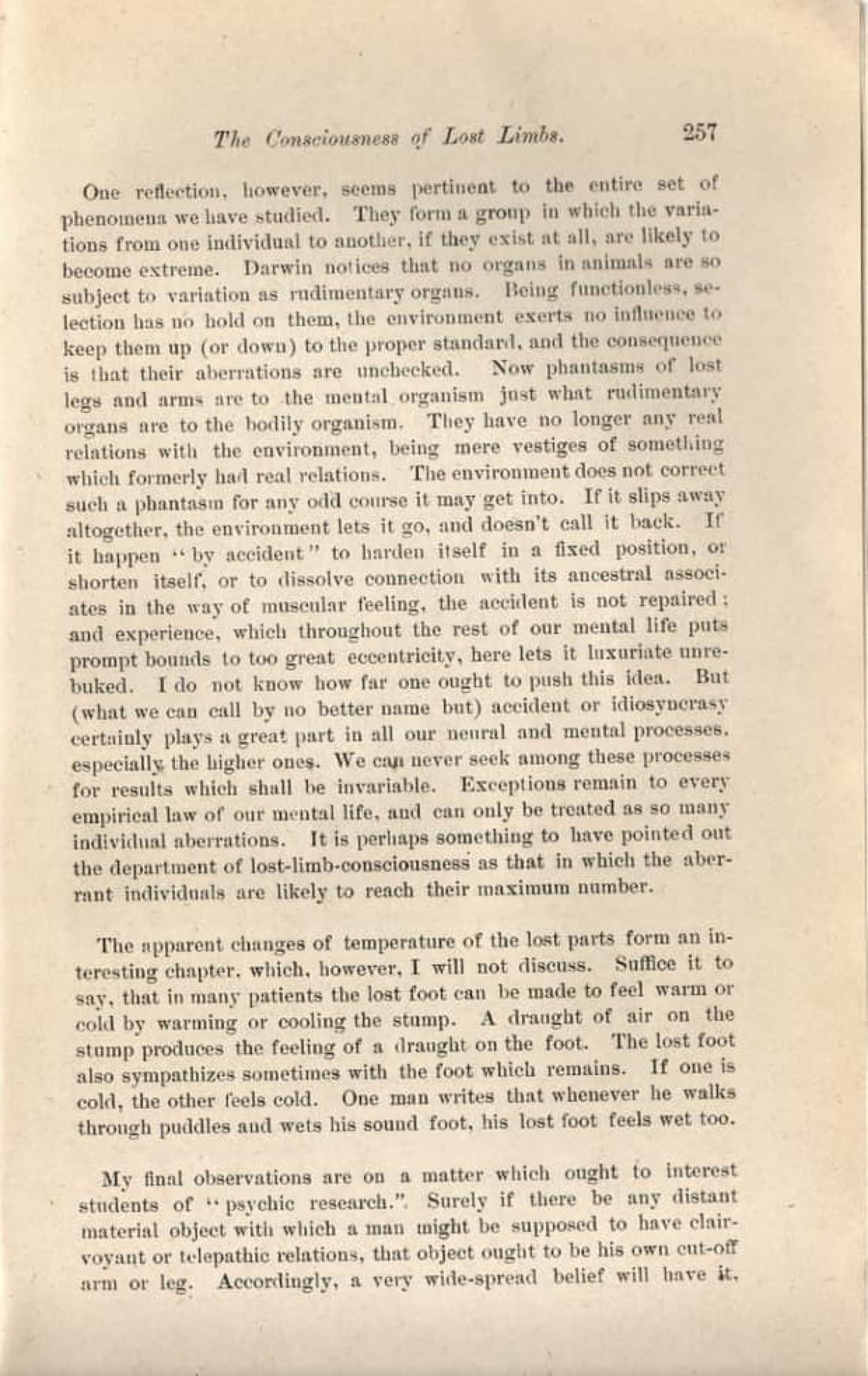 The Consciousness of Lost Limbs, page 9 of 10