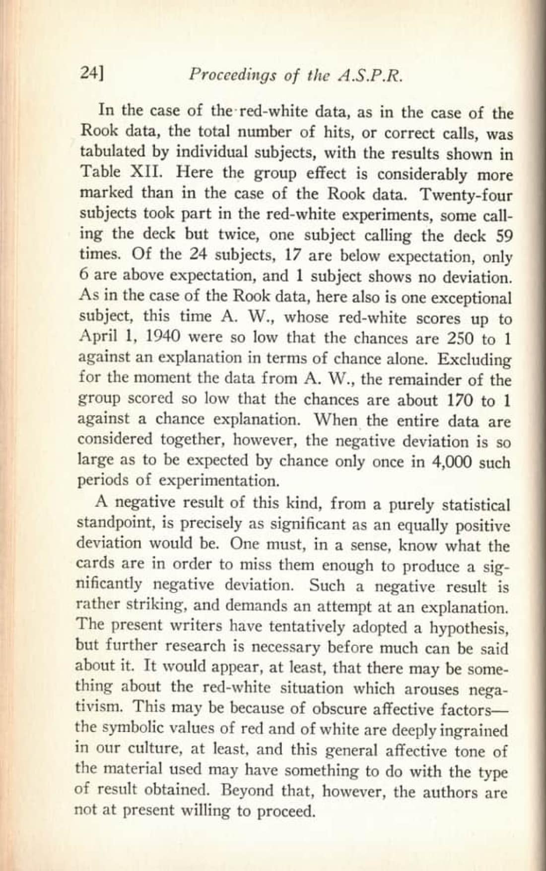 Tests of Extra-Sensory Perception Among ASPR Members, page 26 of 35