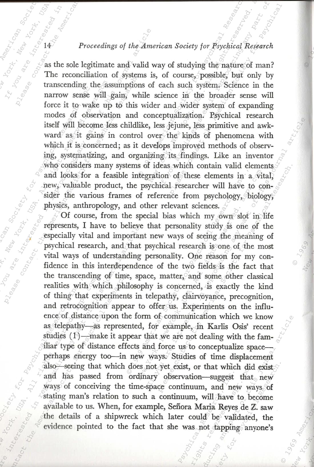 Psychical Research and the Study of Personality, page 6 of 9