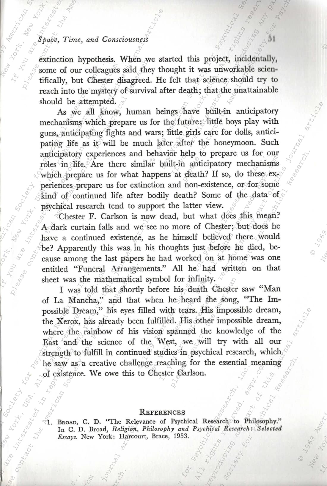 Space, Time, and Consciousness, page 17 of 18