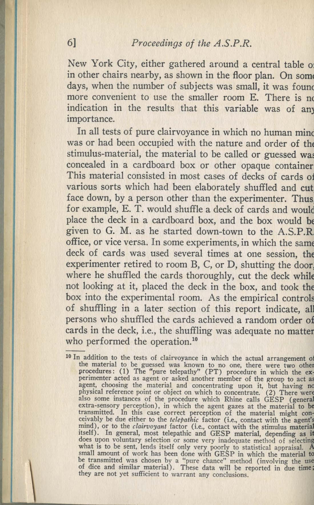 Tests of Extra-Sensory Perception, page 6 of 34