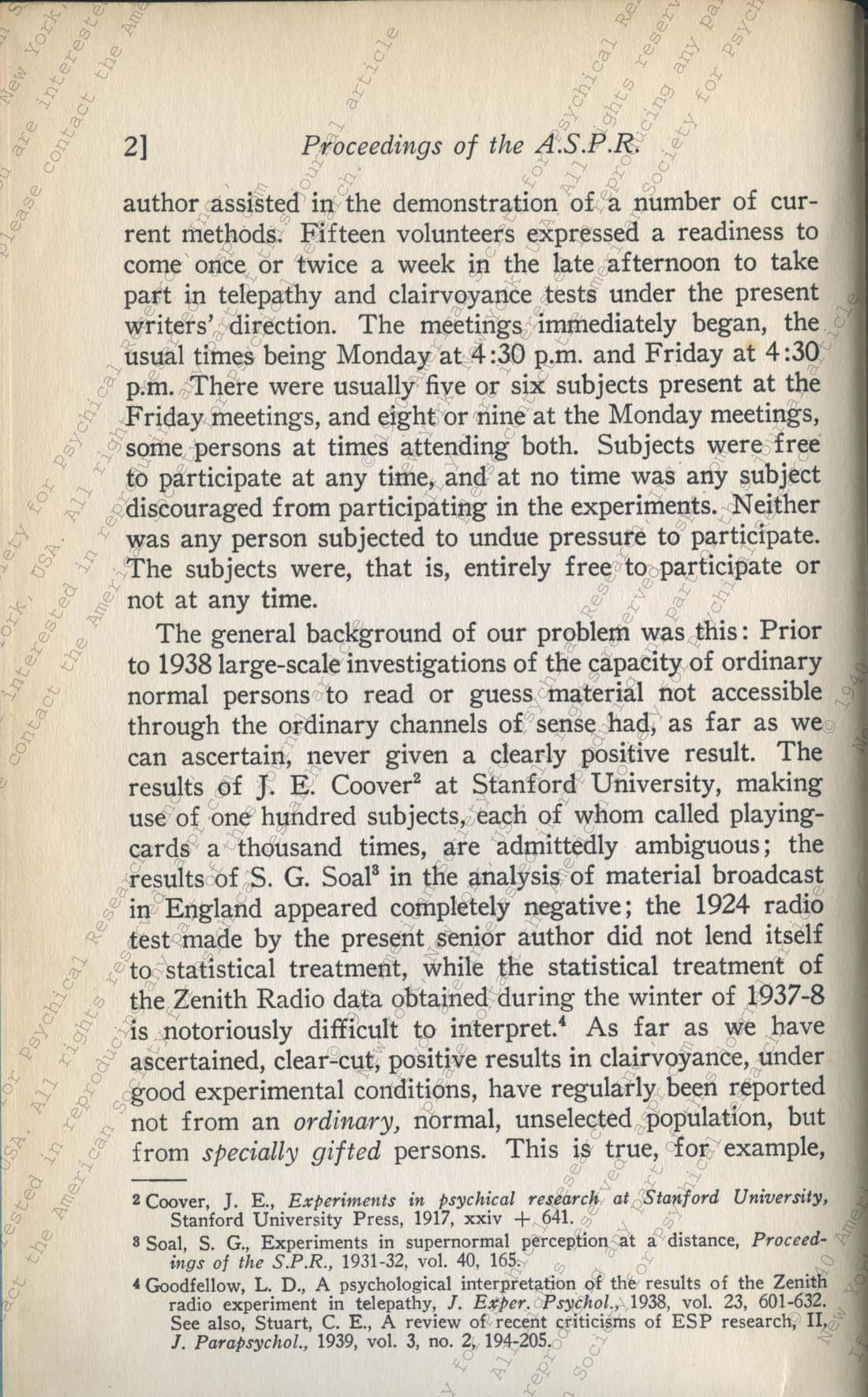 Tests of Extra-Sensory Perception, page 2 of 35