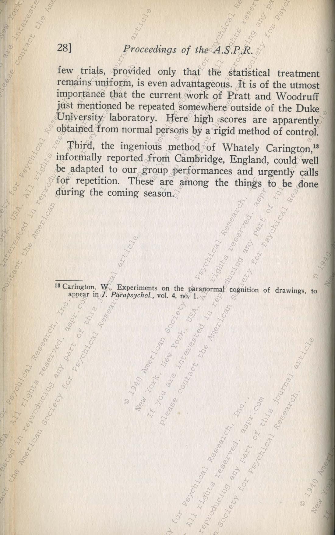 Tests of Extra-Sensory Perception, page 30 of 35