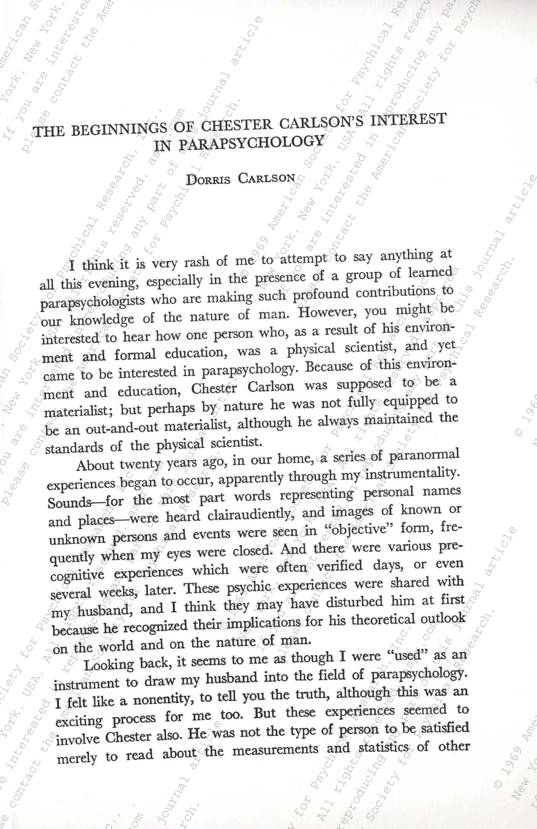 The Beginnings of Chester Carlson, page 2 of 8