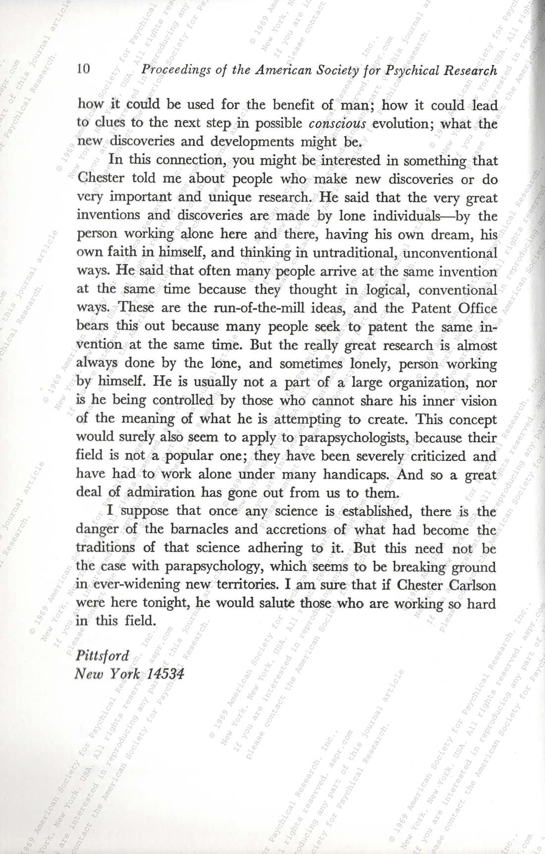 The Beginnings of Chester Carlson, page 8 of 8