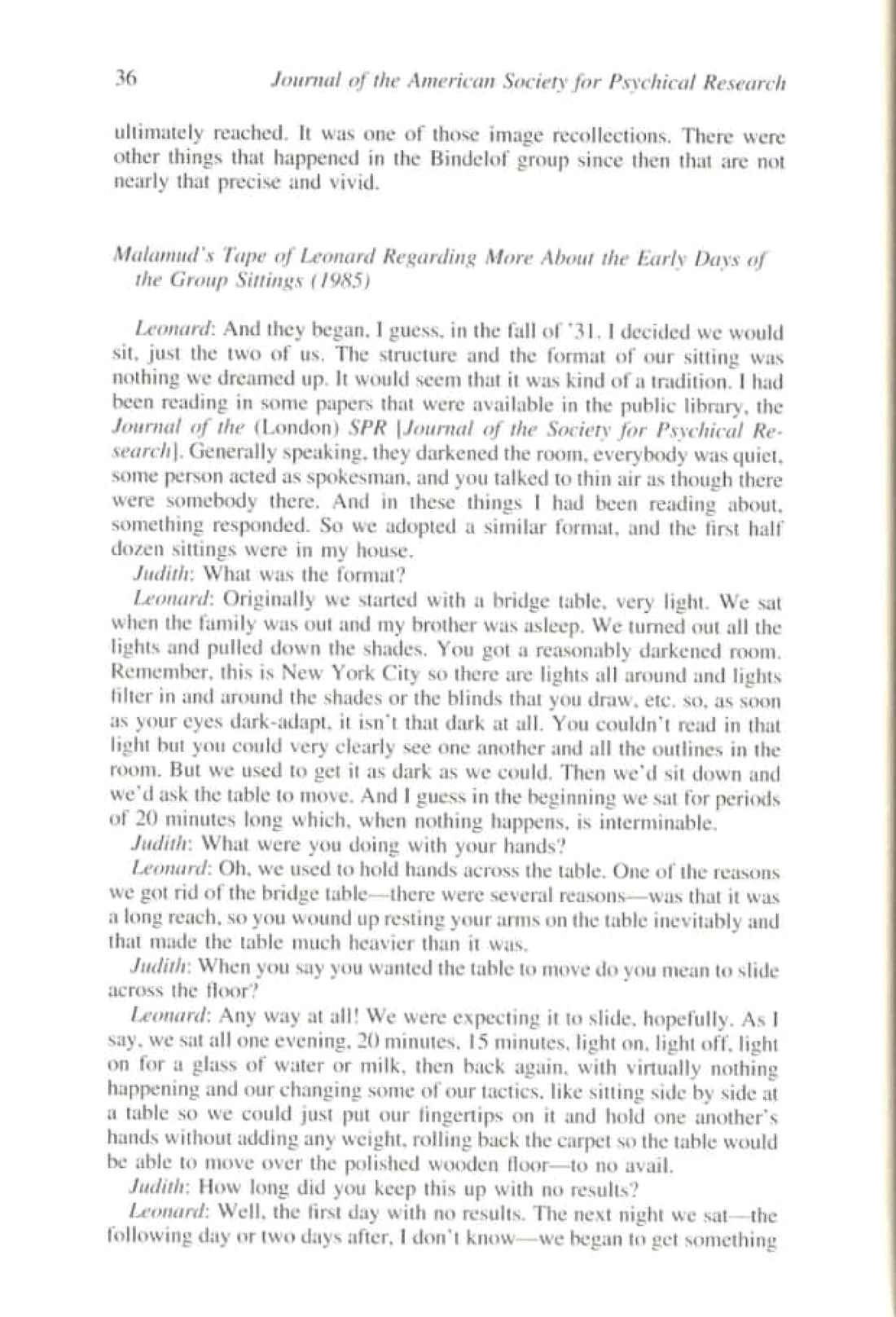 The Bindelof Sitter Group and Its Influence on the Lives of the Participants, page 24 of 95