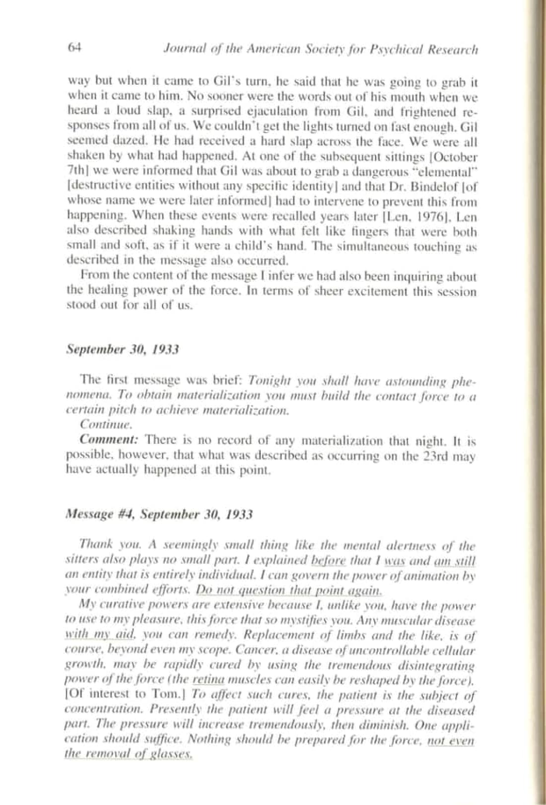 The Bindelof Sitter Group and Its Influence on the Lives of the Participants, page 50 of 95