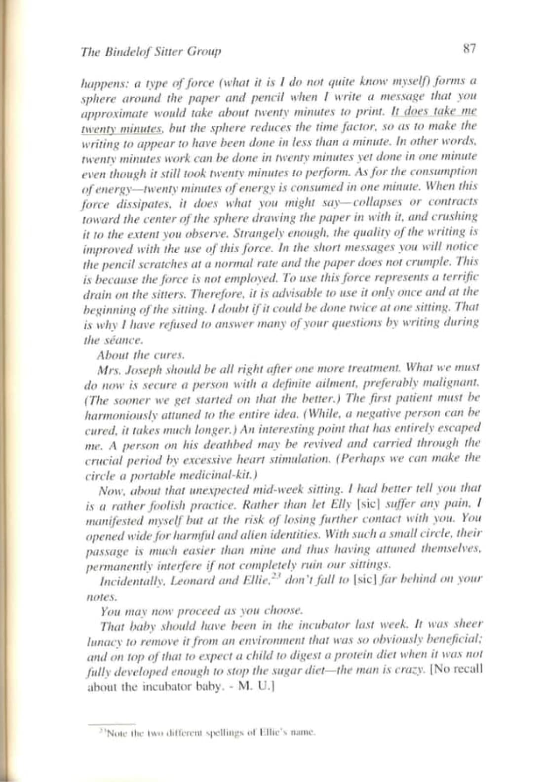 The Bindelof Sitter Group and Its Influence on the Lives of the Participants, page 73 of 95
