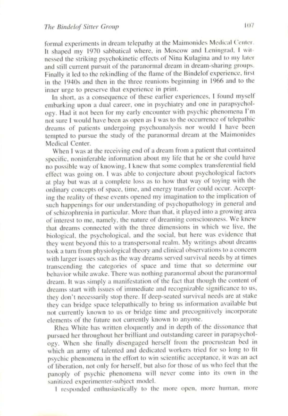 The Bindelof Sitter Group and Its Influence on the Lives of the Participants, page 93 of 95